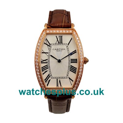 UK Top Quality Cartier Tortue WE400451 Replica Watches With Silver Dials For Women