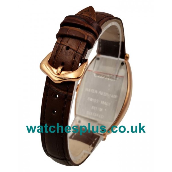 UK Top Quality Cartier Tortue WE400451 Replica Watches With Silver Dials For Women