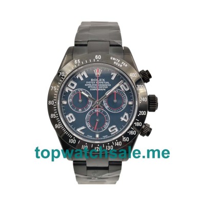 UK AAA Rolex Daytona 116509 40 MM Replica Watches With Blue Dials For Men