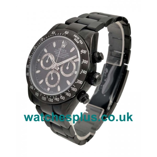 UK Best Quality Rolex Daytona 116520 Replica Watches With Black Dials Men Replica Watches