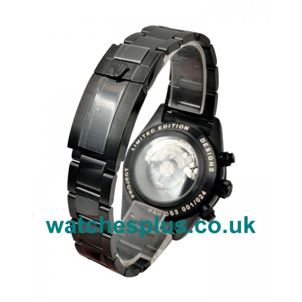 UK Best Quality Rolex Daytona 116520 Replica Watches With Black Dials Men Replica Watches