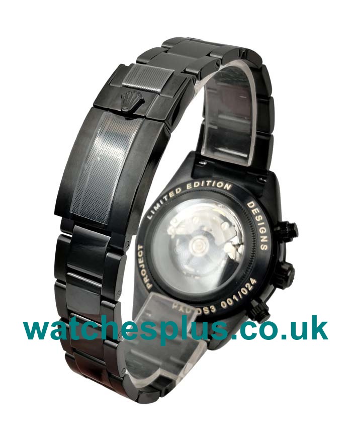 UK Best Quality Rolex Daytona 116520 Replica Watches With Black Dials Men Replica Watches