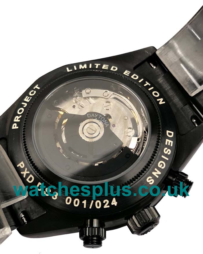 UK Best Quality Rolex Daytona 116520 Replica Watches With Black Dials Men Replica Watches