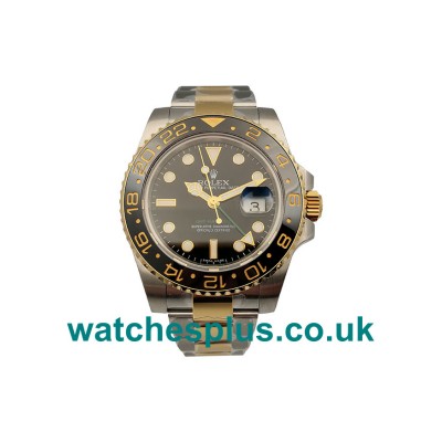 UK Cheap 40 MM Rolex GMT-Master II 116713 LN Replica Watches With Black Dials For Sale