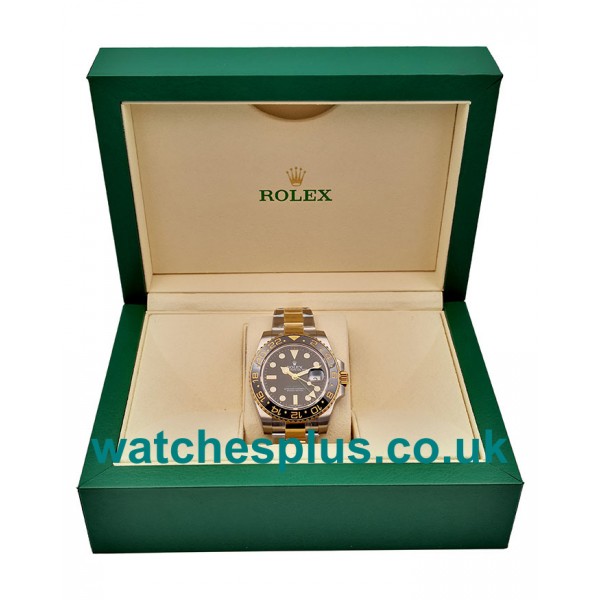 UK Cheap 40 MM Rolex GMT-Master II 116713 LN Replica Watches With Black Dials For Sale