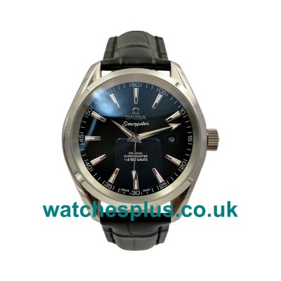 UK AAA Quality Omega Seamaster 231.13.39.21.01.001 Fake Watches With Black Dials For Men