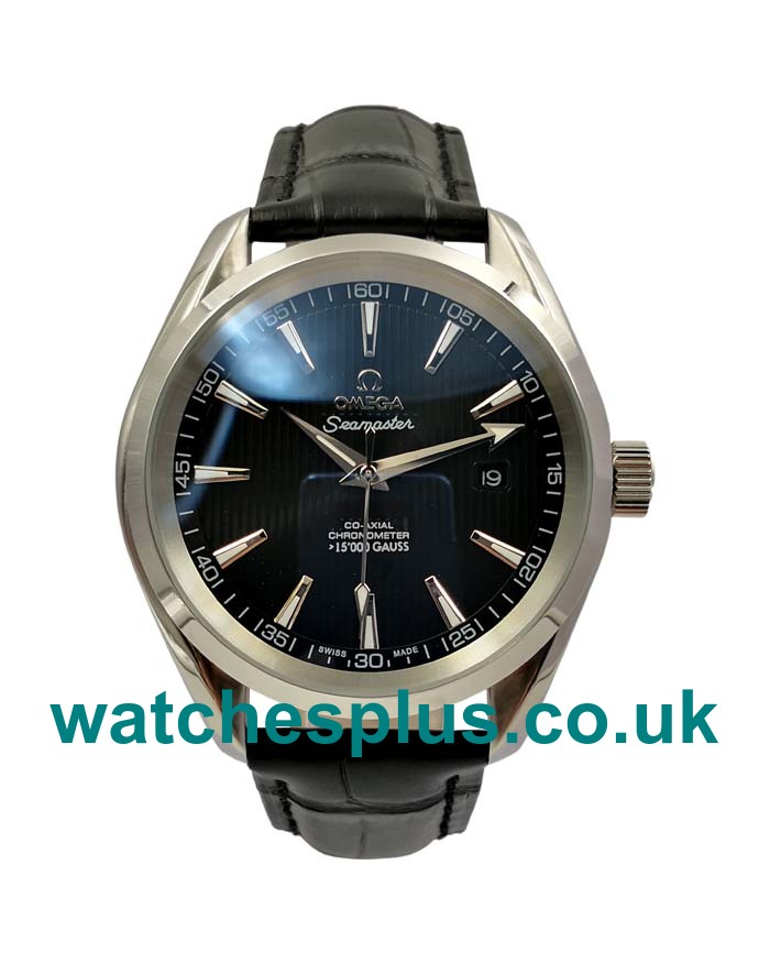 UK AAA Quality Omega Seamaster 231.13.39.21.01.001 Fake Watches With Black Dials For Men