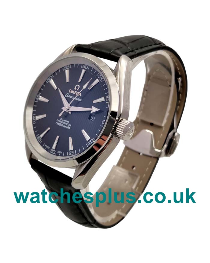 UK AAA Quality Omega Seamaster 231.13.39.21.01.001 Fake Watches With Black Dials For Men