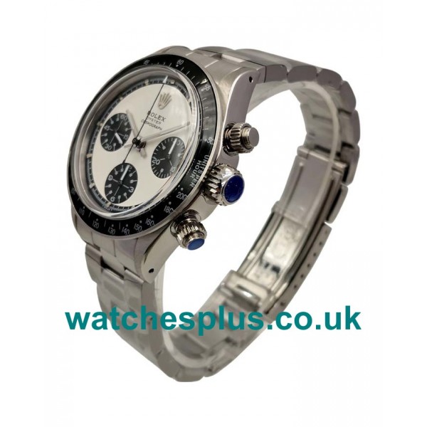 UK Best 1:1 Rolex Daytona 6263 Replica Watches With White Dials For Sale