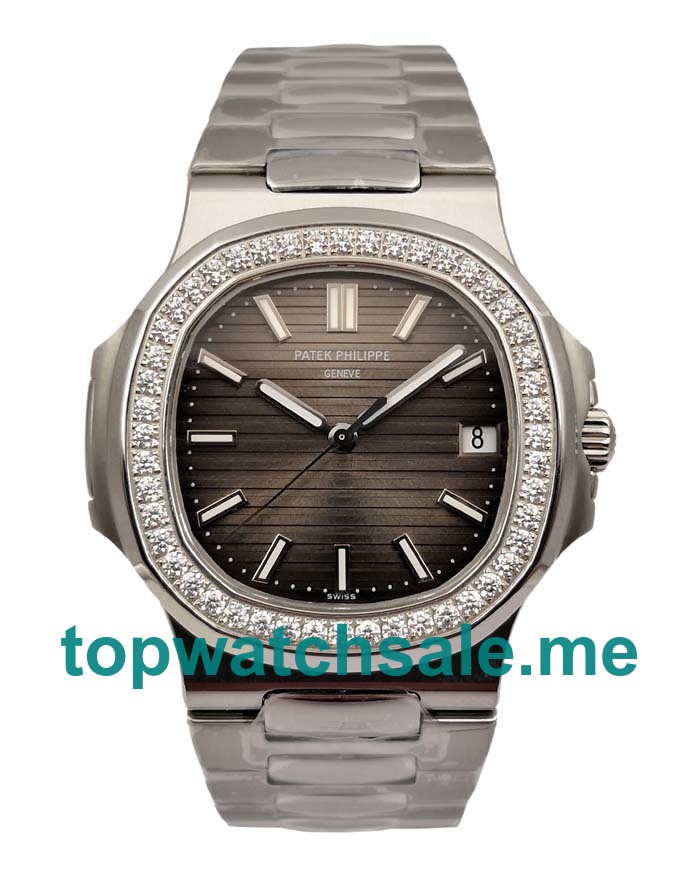 UK 1:1 Wholesale Replica Patek Philippe Nautilus Watches With Steel Cases For Men