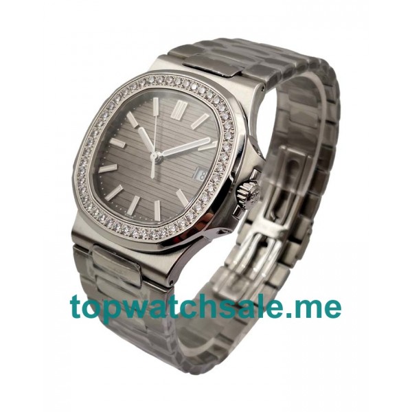 UK 1:1 Wholesale Replica Patek Philippe Nautilus Watches With Steel Cases For Men