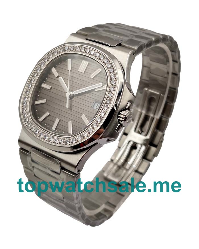 UK 1:1 Wholesale Replica Patek Philippe Nautilus Watches With Steel Cases For Men