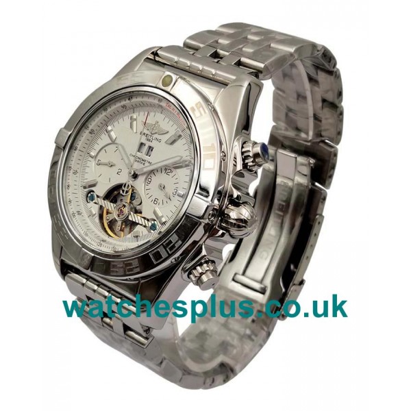 UK Top Swiss Replica Breitling Bentley Mulliner Tourbillon With White Dials And Steel Cases For Men