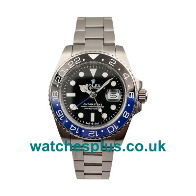 UK High End Rolex GMT-Master II 116710 Replica Watches With Black Dials For Men