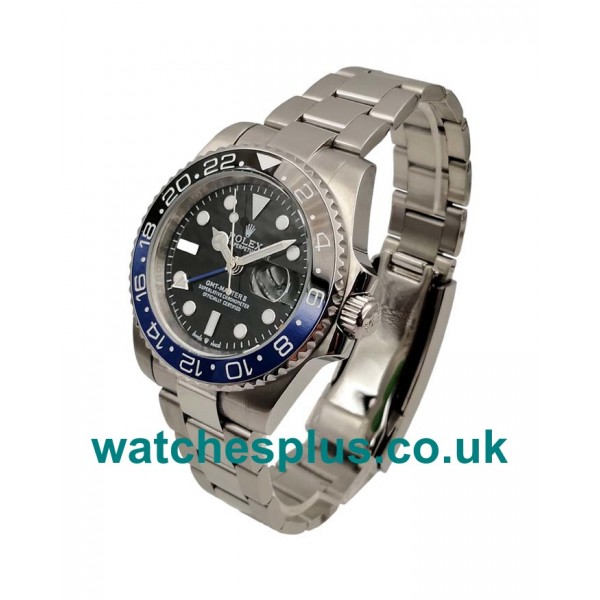 UK High End Rolex GMT-Master II 116710 Replica Watches With Black Dials For Men