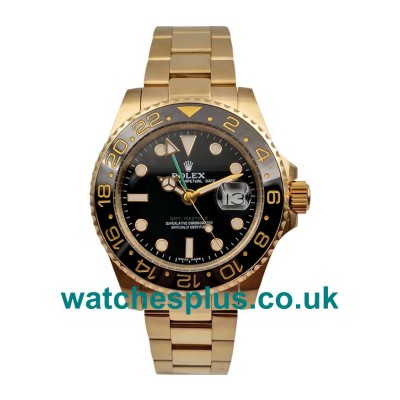 UK Best Quality Rolex GMT-Master II 116718 Replica Watches With Black Dials For Men