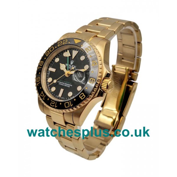 UK Best Quality Rolex GMT-Master II 116718 Replica Watches With Black Dials For Men