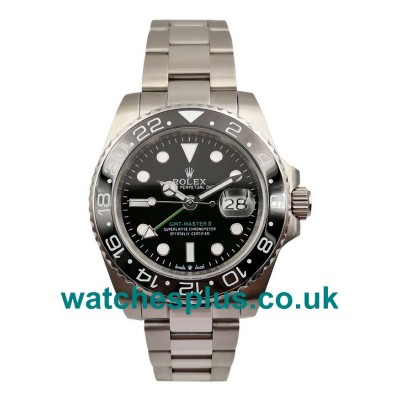 UK AAA Rolex GMT-Master II 116710 LN Replica Watches With Black Dials For Sale