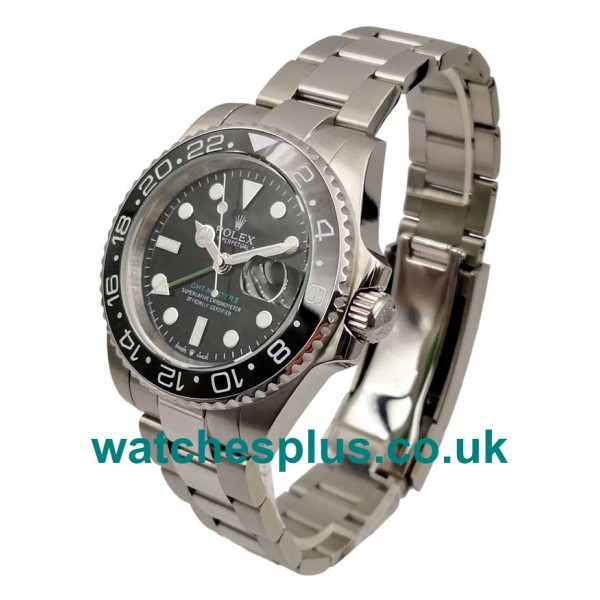 UK AAA Rolex GMT-Master II 116710 LN Replica Watches With Black Dials For Sale