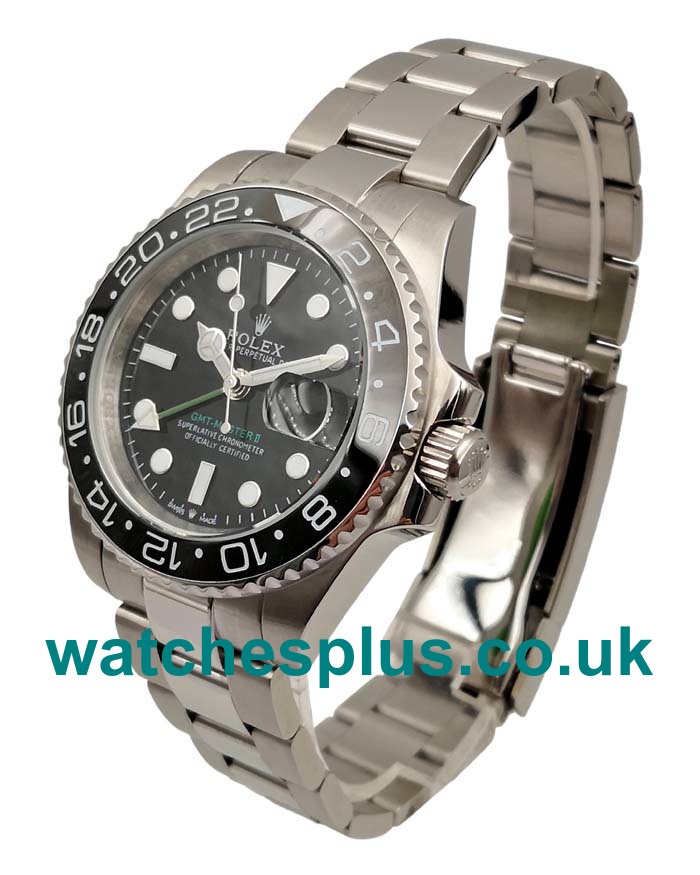 UK AAA Rolex GMT-Master II 116710 LN Replica Watches With Black Dials For Sale