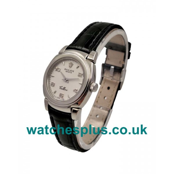 UK High Quality Rolex Cellini 5310 Replica Watches With White Dials For Women