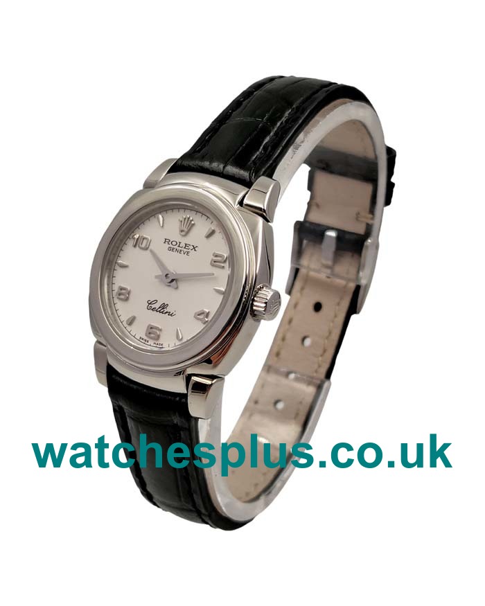 UK High Quality Rolex Cellini 5310 Replica Watches With White Dials For Women