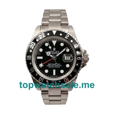 UK Best 1:1 Rolex GMT-Master II 16710 LN Replica Watches With Black Dials For Men