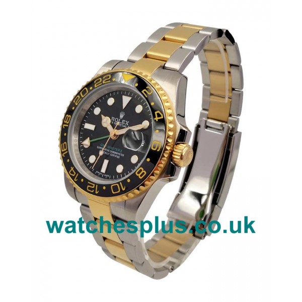 UK Best Quality Rolex GMT-Master II 116713 LN Replica Watches With Black Dials For Men