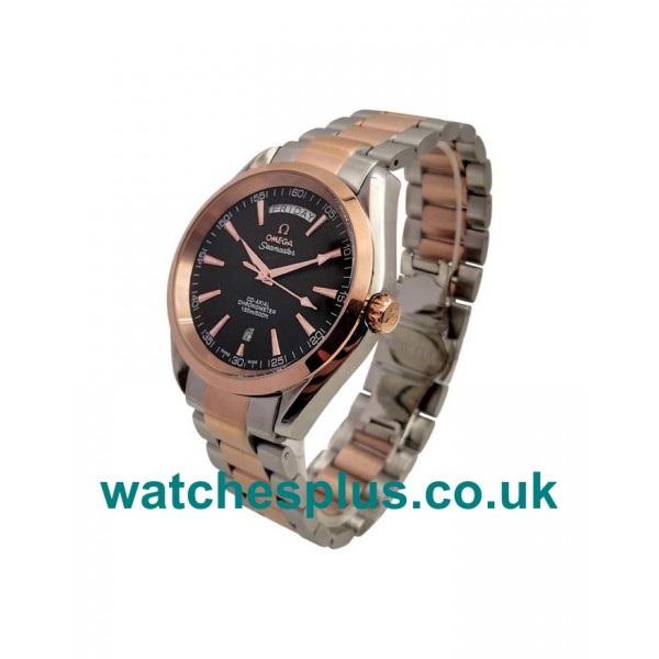 UK Swiss Made Fake Omega Seamaster Aqua Terra 150 M 231.20.42.22.06.001 With Grey Dials For Men