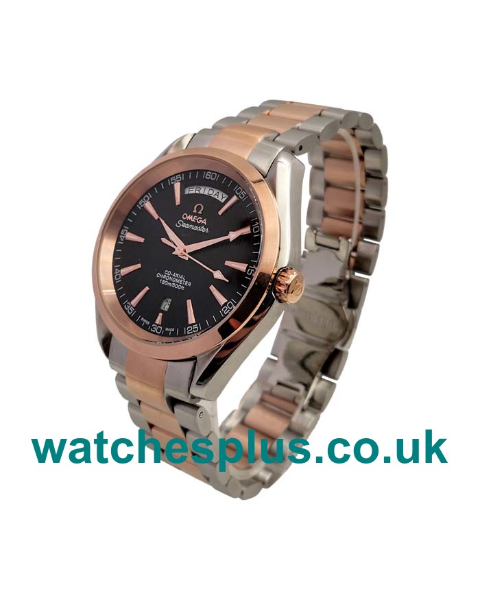 UK Swiss Made Fake Omega Seamaster Aqua Terra 150 M 231.20.42.22.06.001 With Grey Dials For Men