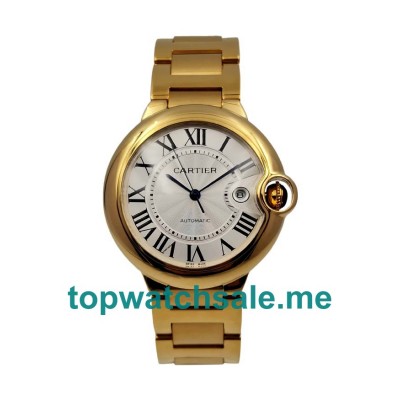 UK High Quality Cartier Ballon Bleu W69005Z2 Replica Watches With Silver Dials For Men