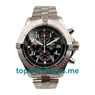 UK Best Quality Replica Breitling Avenger A13370 With Black Dials And Titanium Cases Online