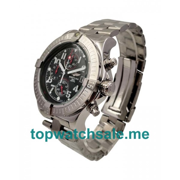 UK Best Quality Replica Breitling Avenger A13370 With Black Dials And Titanium Cases Online