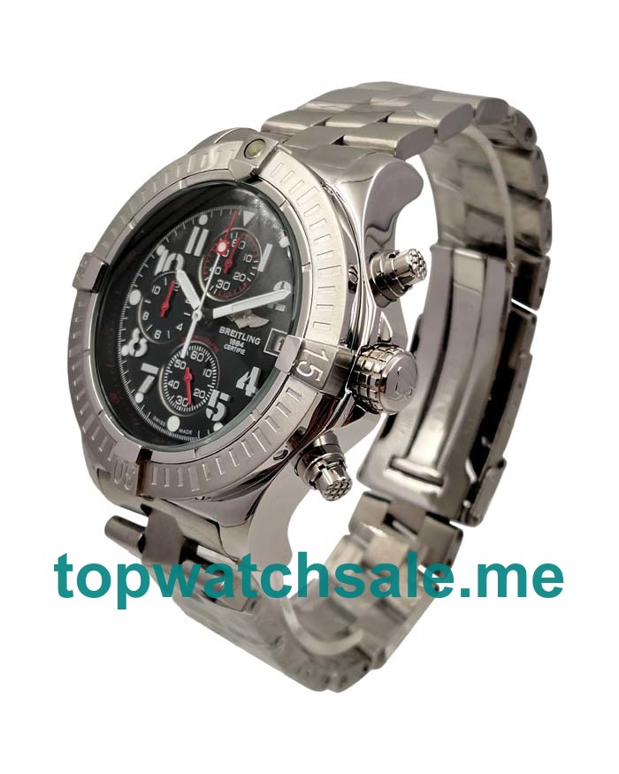 UK Best Quality Replica Breitling Avenger A13370 With Black Dials And Titanium Cases Online