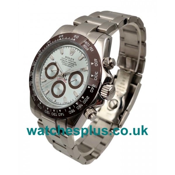 UK High Quality Rolex Daytona 116506 Replica Watches With Ice-Blue Dials For Sale