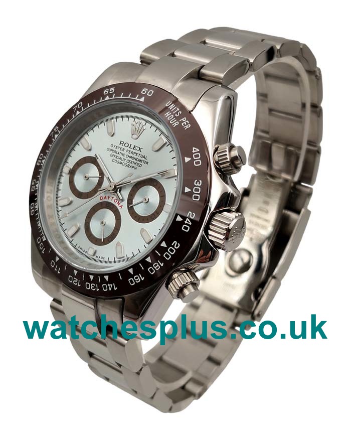 UK High Quality Rolex Daytona 116506 Replica Watches With Ice-Blue Dials For Sale