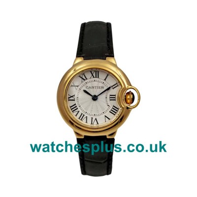 UK Top Quality Cartier Ballon Bleu W6900156 Replica Watches With Silver Dials For Women