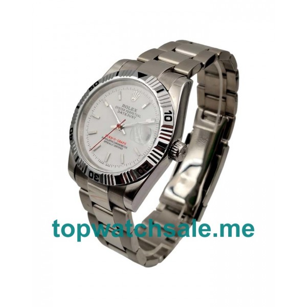 High Quality Rolex Datejust Turn-O-Graph 116264 Replica Watches With Ice Blue Dials Online