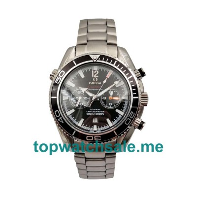 UK Top Quality Omega Seamaster Planet Ocean 232.30.46.51.01.001 Fake Watches With Black Dials For Men