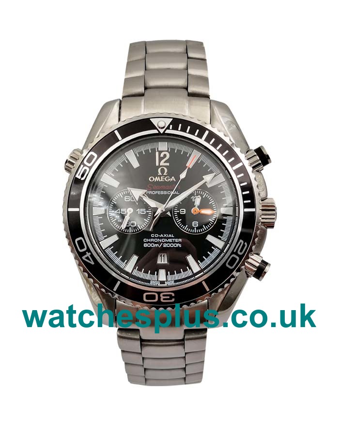 UK Top Quality Omega Seamaster Planet Ocean 232.30.46.51.01.001 Fake Watches With Black Dials For Men