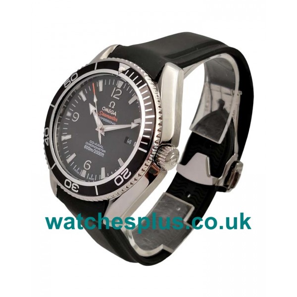 UK Best 1:1 Omega Seamaster Planet Ocean 232.32.46.21.01.003 Fake Watches With Black Dials Online