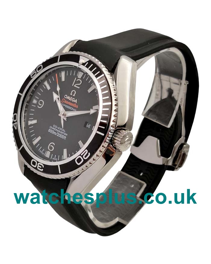 UK Best 1:1 Omega Seamaster Planet Ocean 232.32.46.21.01.003 Fake Watches With Black Dials Online