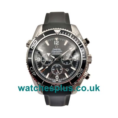 UK Top Quality Omega Seamaster Planet Ocean 2210.50.00 Replica Watches With Black Dials Online