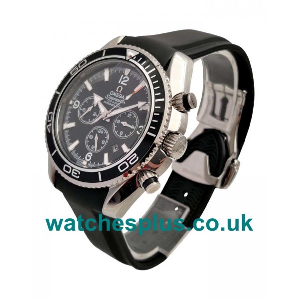 UK Top Quality Omega Seamaster Planet Ocean 2210.50.00 Replica Watches With Black Dials Online