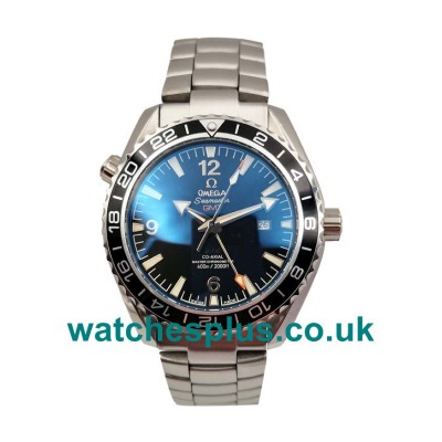 UK Best 1:1 Fake Omega Seamaster Planet Ocean GMT 232.30.44.22.01.001 With Black Dials For Sale