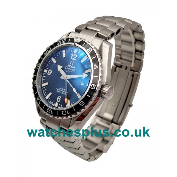 UK Best 1:1 Fake Omega Seamaster Planet Ocean GMT 232.30.44.22.01.001 With Black Dials For Sale