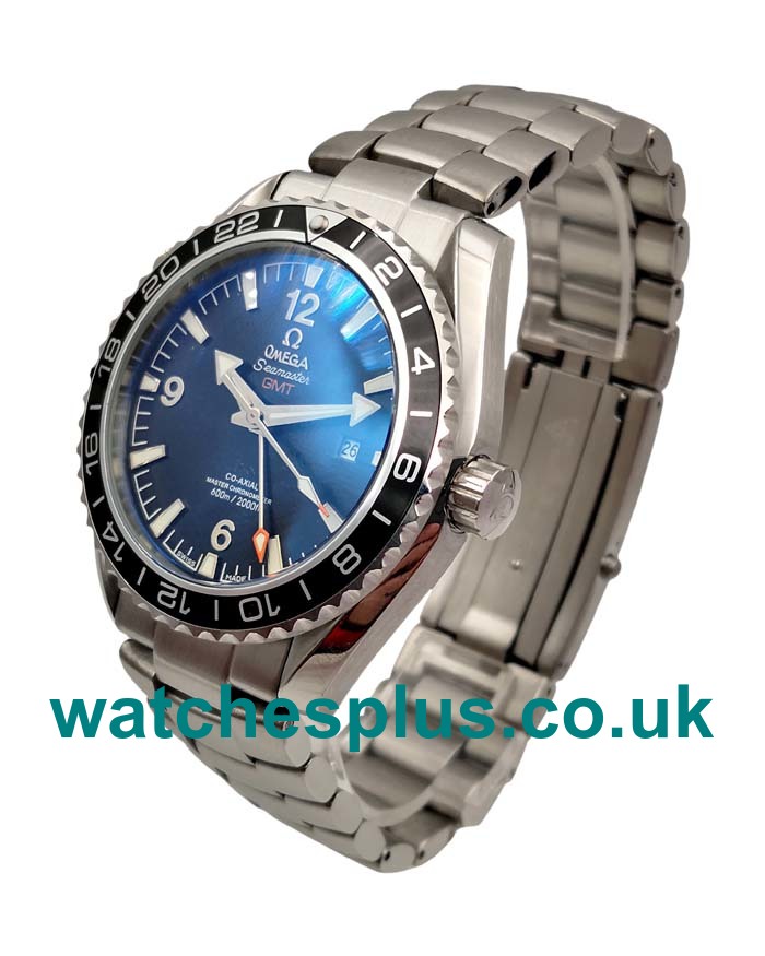 UK Best 1:1 Fake Omega Seamaster Planet Ocean GMT 232.30.44.22.01.001 With Black Dials For Sale