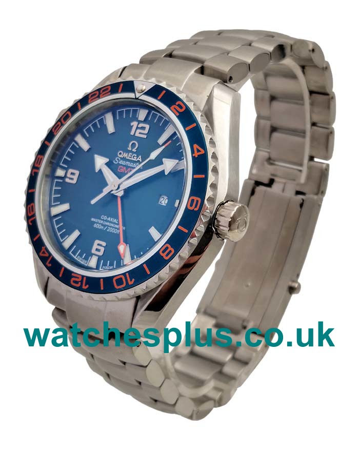 UK Best 1:1 Omega Seamaster Planet Ocean 232.30.44.22.03.001 Fake Watches With Blue Dials Online