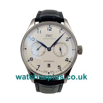 UK Swiss Made Fake IWC Portugieser IW500705 Watches With Silver Dials And Steel Cases Online