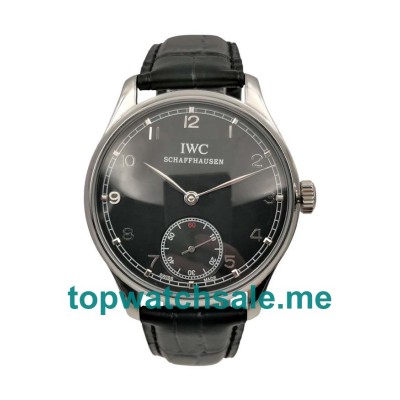 UK Perfect Online Replica IWC Portugieser IW545407 With Black Dials And Steel Cases